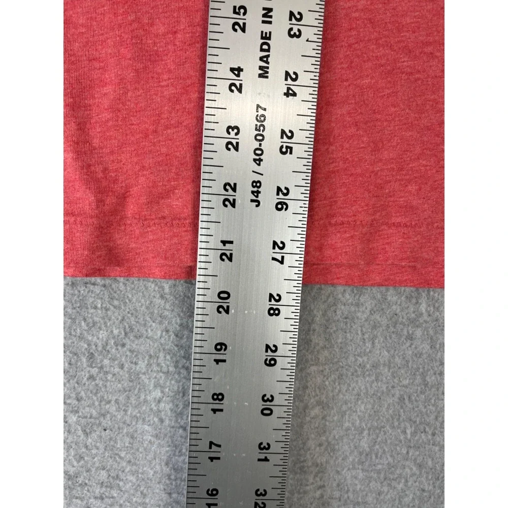 Polo Ralph Lauren Shirt Men M Salmon Classic Fit Short Sleeve V Neck‎ Oversized